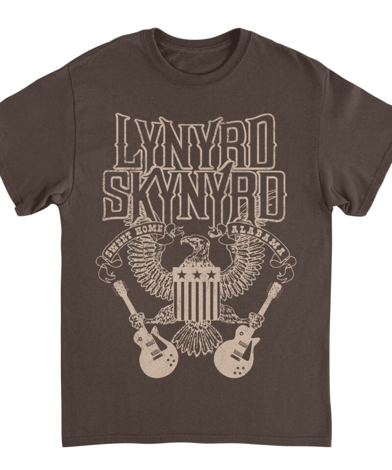Lynyrd Skynyrd Sweet Home Alabama Dark Chocolate T-Shirt