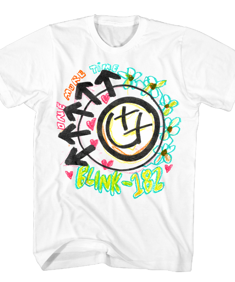 Blink 182 White Crayon T-Shirt