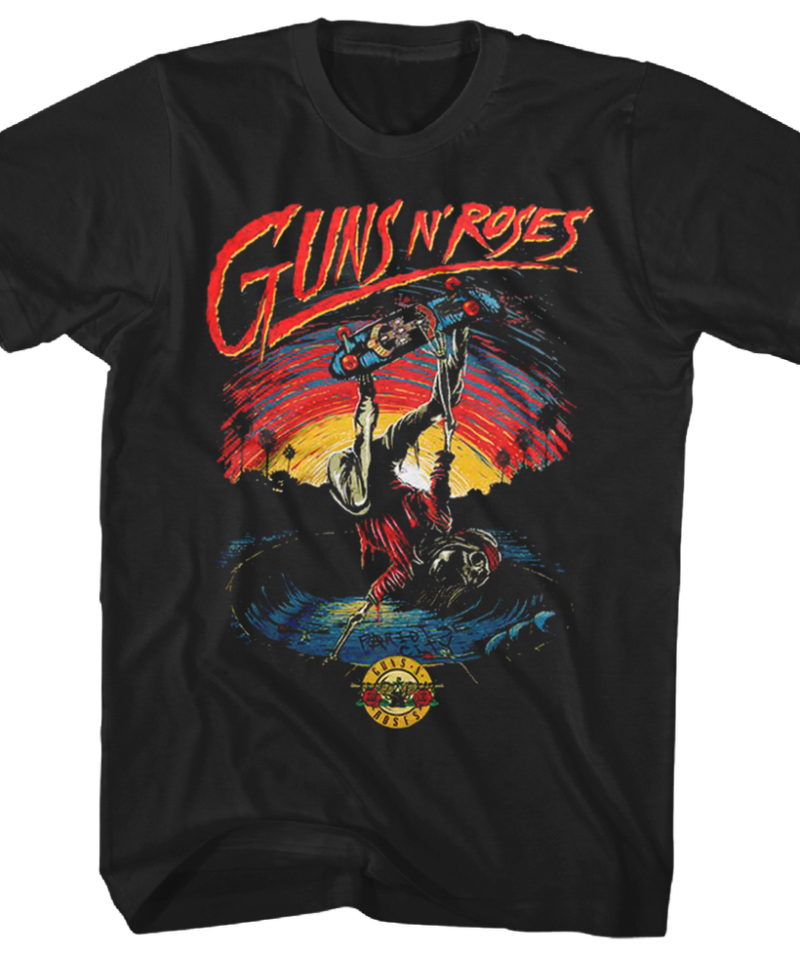 Guns n Roses Skate T-Shirt