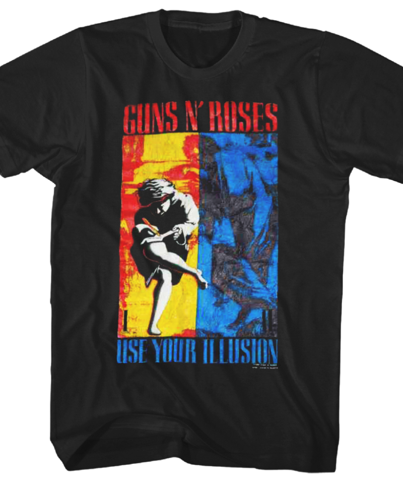 Guns n Roses 1991 Illusion Combo T-Shirt