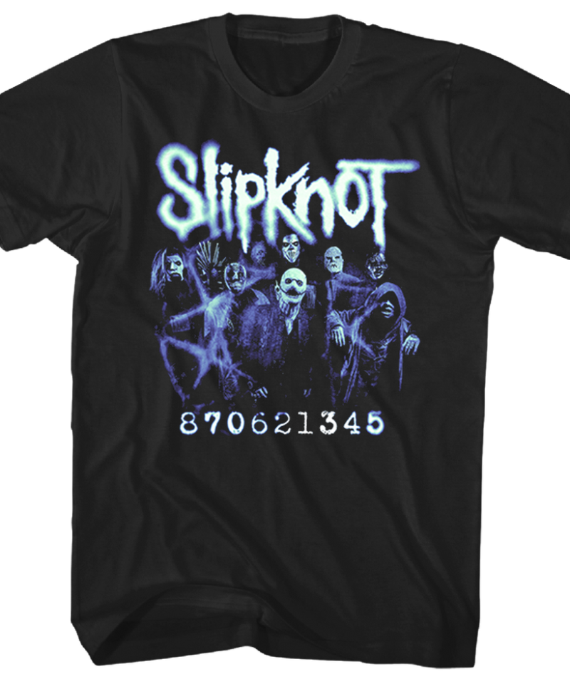 Slipknot Member Numbers Photo T-Shirt