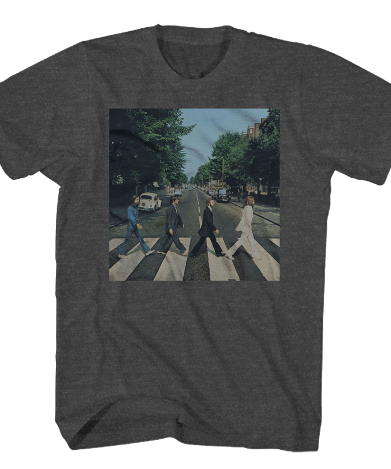 Beatles Abbey Road Dark Charcoal T-Shirt