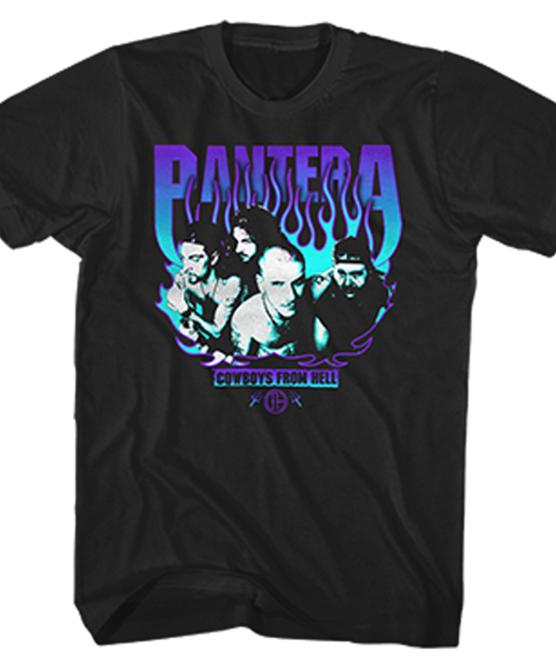 Pantera Cowboys from Hell Purple T-Shirt