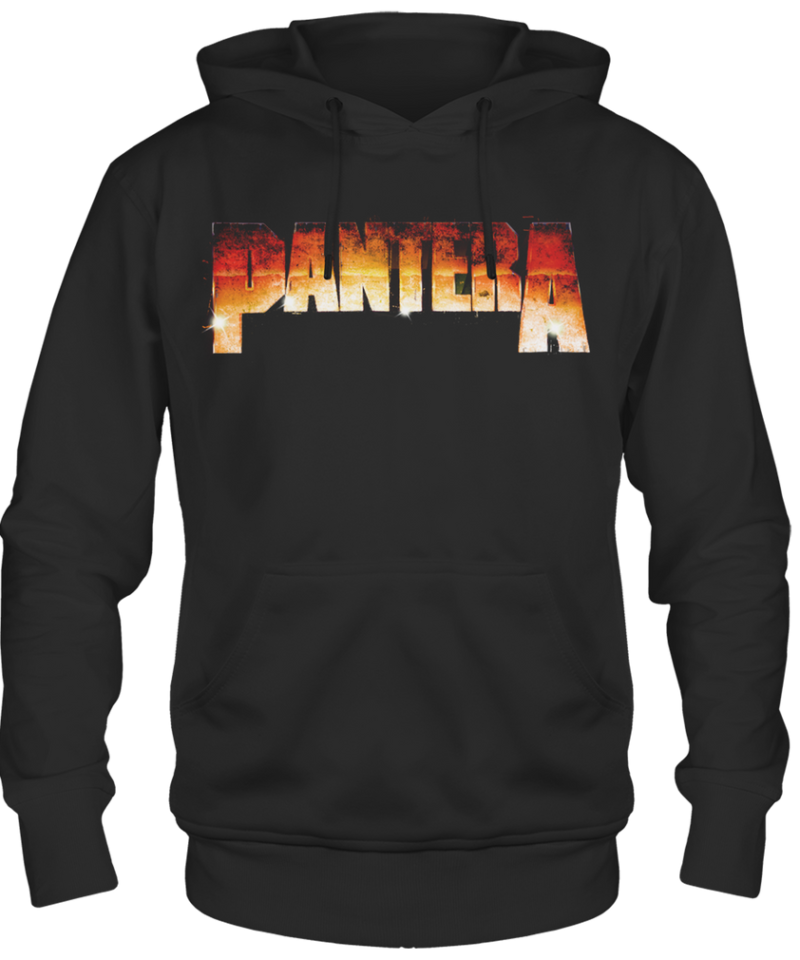 Pantera Brass Snake Black Hooded Sweatshirt