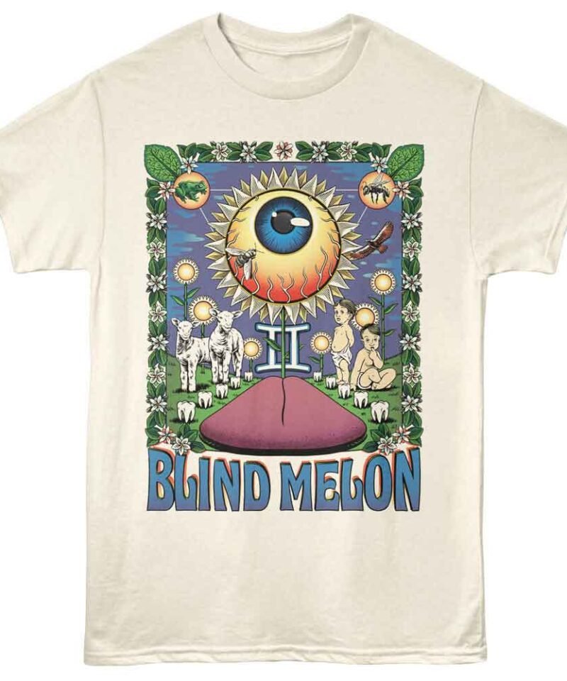Blind Melon Sunflower Eye Natural T-Shirt