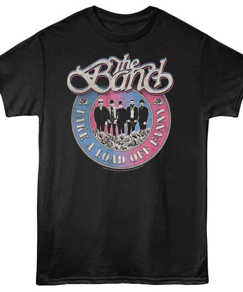 The Band Gradient Circle Black T-Shirt