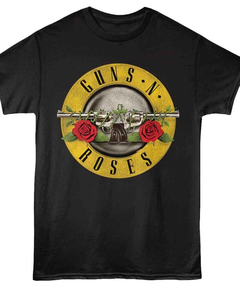 Guns n Roses GNR Bullet Black T-shirt