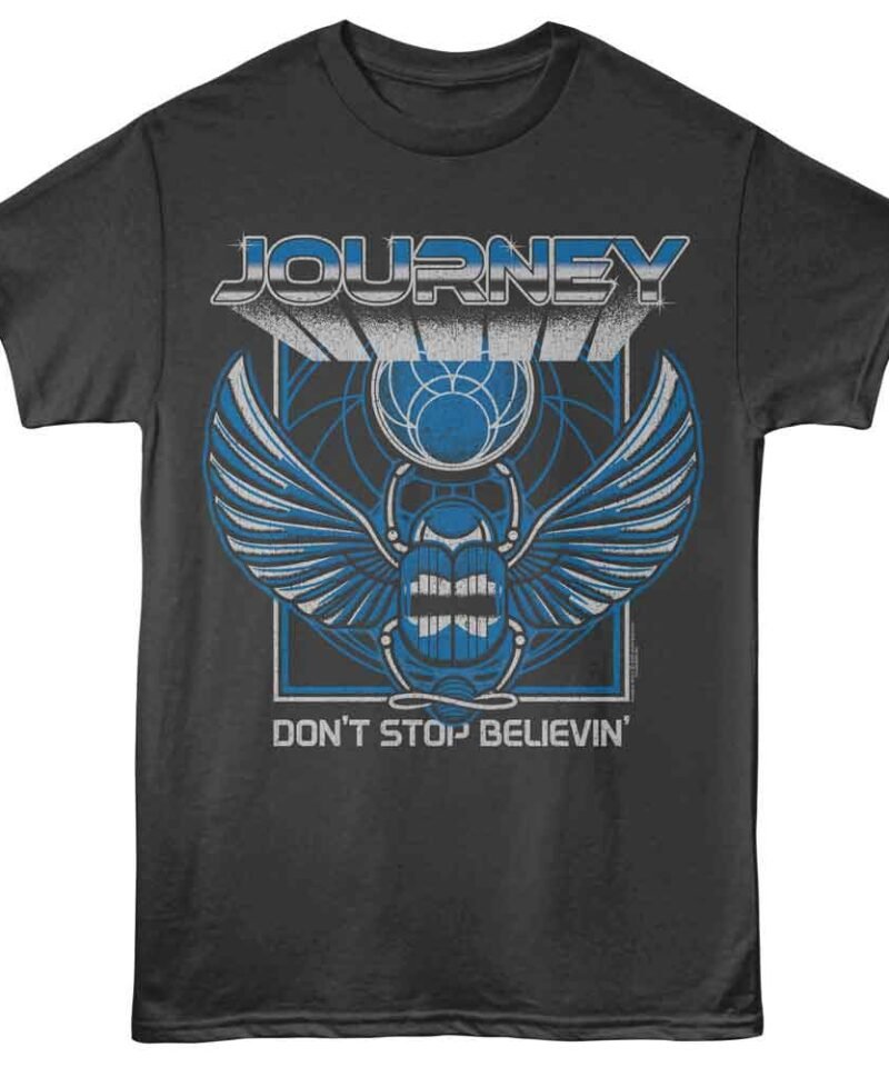 Journey 3d Text Scarab Smoke T-Shirt