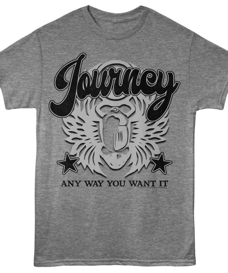 Journey Any Way You Want It Graphite Heather T-Shirt
