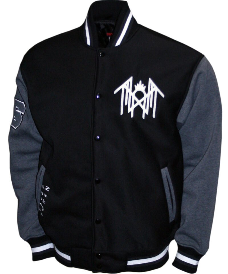 Sleep Token Logo Fleece Varsity Jacket