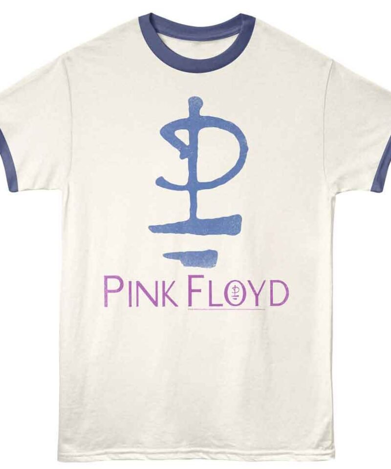 Pink Floyd Icon Vintage White India Ink Ringer T-Shirt