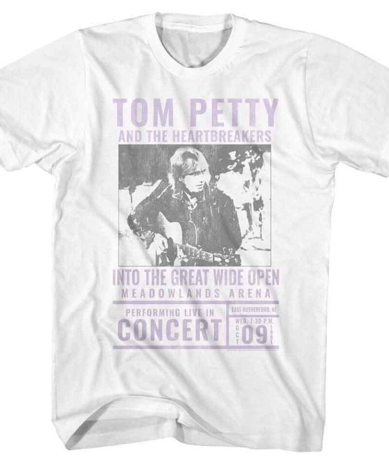 Tom Petty Into the Great Wide Open White T-Shirt