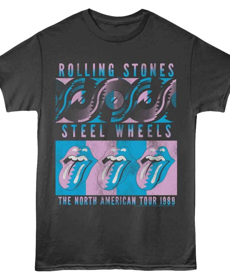 Rolling Stones Steel Wheels Recolor Smoke T-shirt