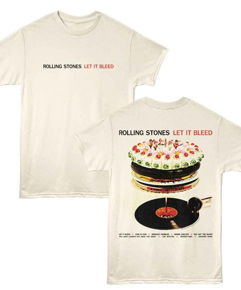 Rolling Stones Let It Bleed 69 Natural T-Shirt