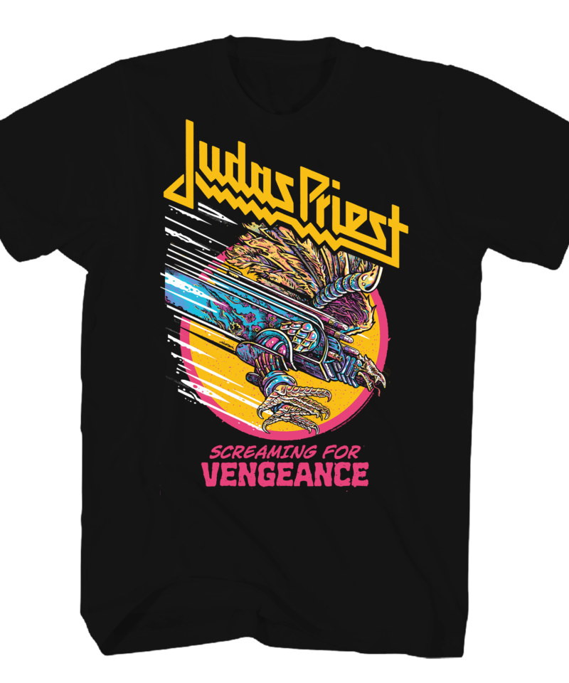 Judas Priest Vengeance Black T-Shirt