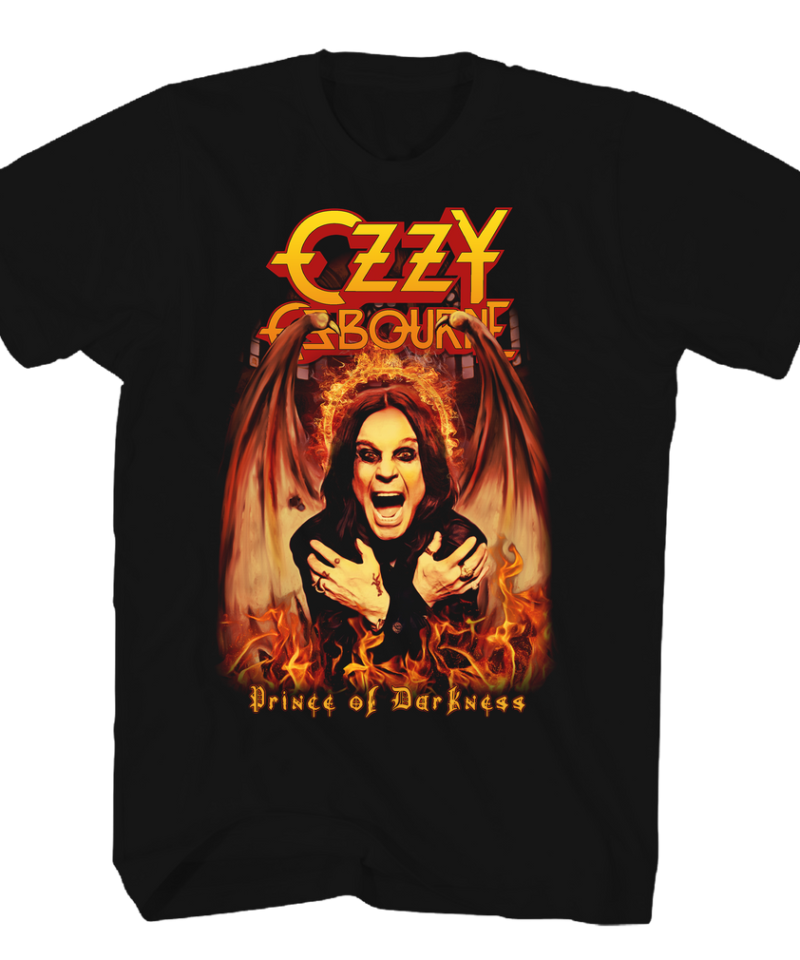 Ozzy Osborne Demon Wings Black T-Shirt