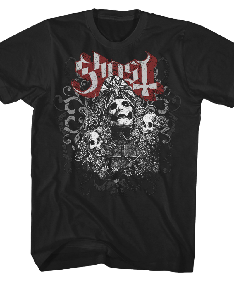 Ghost Papa Faces T-Shirt