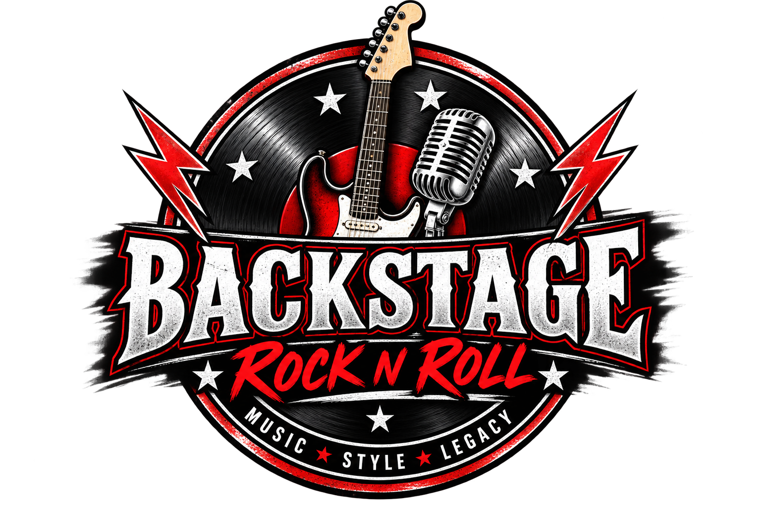 Backstage Rock n Roll Logo