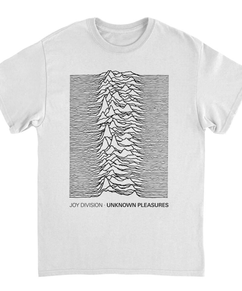Joy Division Unknown Pleasures Text T-Shirt