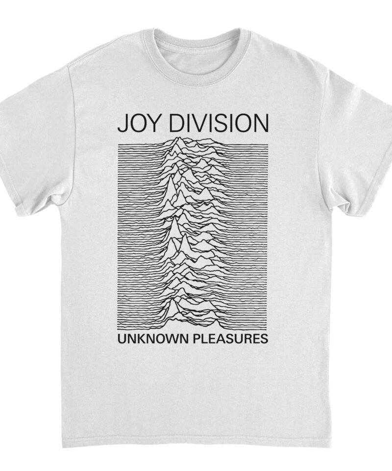 Joy Division Unknown Pleasures Titles T-Shirt