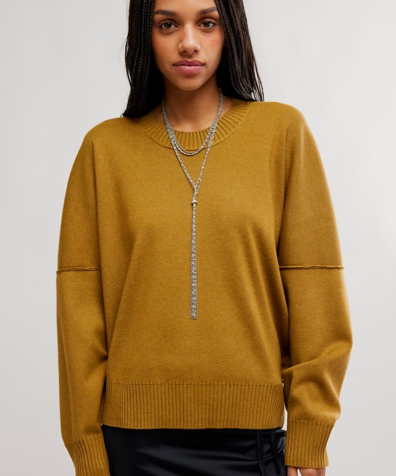 Alma Pullover- Olive Tapenade