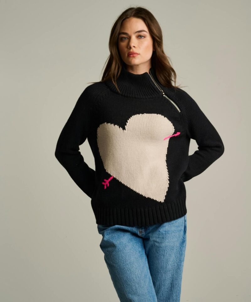 Take Aim Sweater- Black