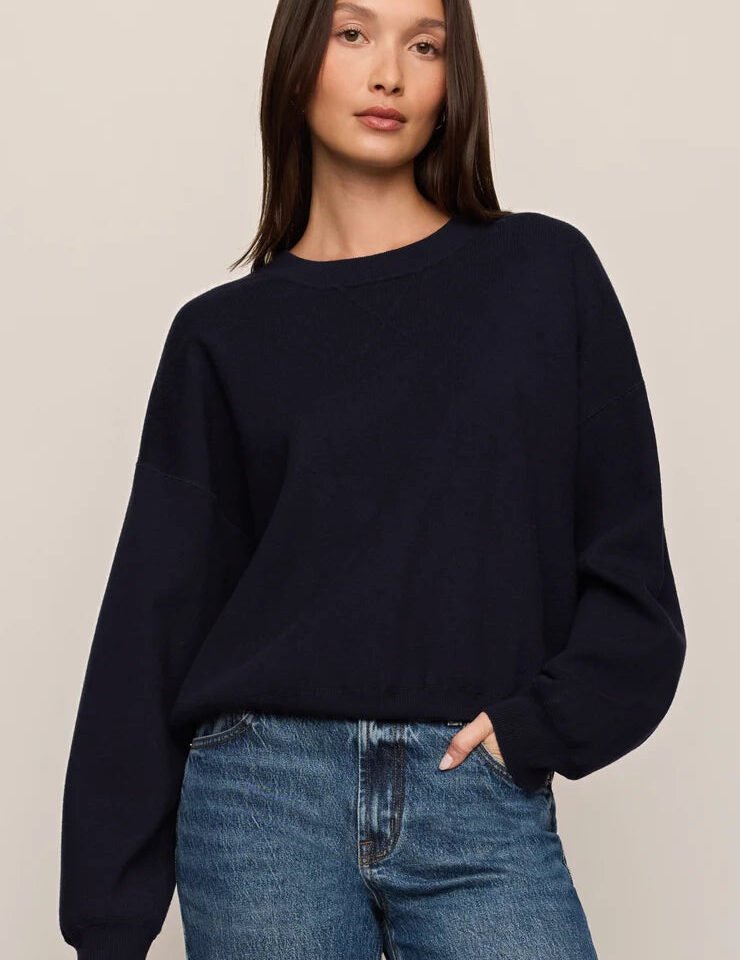 Take It Easy Sweater- Night Fall