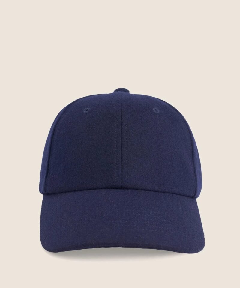 The Wool Baseball Hat- Midnight